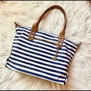 SOLD Stella & Dot Striped Tote